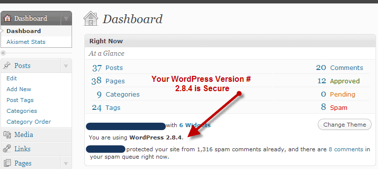 wordpress version demo wordpress version demo